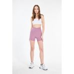 Kadın Yüksek Bel Push-Up Toparlayıcı Spor Biker Şort Tayt Pilates Fitness Spor GÜNLÜKEL004 - Gül Kurusu
