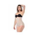 Kadın Yüksek Bel Slip Korse Toparlayıcı Lazer Kesim 2003, ten, 3XL
