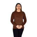 Kadın Yumoş Spor Triko Kazak BGL-ST03368 KAHVE STANDART