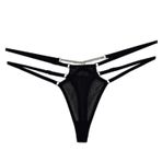 Kadın Zincirli Taşlı Fantazi Külot 7027 BGL-ST04363 SİYAH M/L