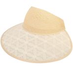 Kadınlar için Ayarlanabilir Yaz Plaj Şapkası - Dekoratif Geniş Kenarlı Hafif Güneş Geçirmez Vizör Şapkası, Nefes Alabilir ve Modaya Uygun, beige11, One Size