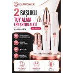 Kadınlar İçin Hassas Tüy Alma Ve Kaş Düzeltme Özellikli Mini Epilasyon Aleti