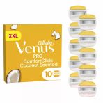 Kadınlar İçin Hindistan Cevizi Kokulu Gillette Venus Pro Comfortglide 10 Yedek Bıçak