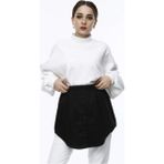 Kadınlar İçin Mirach Siyah Gömlek İçlik Etek 40 cm Uzunluk Yumuşak Kumaş Şıklığı - 012-Siyah - Standart