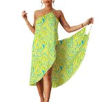 Kadınlar için plaj elbiseleri, bikini örtüsü, plaj sargısı, yazlık plaj havlusu, kadınlar için, bol sarong, plaj pançosu, seksi elbise, a, XXL