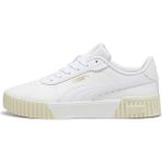 Kadınlar İçin Puma Carina 2.0 Beyaz Sneaker Spor Ayakkabı Nefes Alabilir Yapı ile Koşu ve Yürüyüş İçin İdeal - Beyaz - Altın