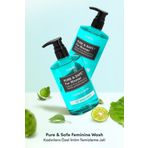 Kadınlara Özel İntim Temizleme Jeli KUNDAL Feminine Cleanser 300ml (Bergamot)