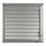 Kadıoğlu 40X40 Eloksal Metal Alüminyum Yüzeysel Yapıştırma Menfez Gri Renk 1 Adet