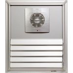 Kadıoğlu Menfez ve Sineklik Aspiratörlü (Havalandırma - Fanlı) Eloksal Metal Renk Alüminyum Yüzeysel Yapıştırma Menfez - 50x55