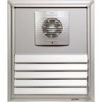 Kadıoğlu Menfez ve Sineklik Aspiratörlü (Havalandırma - Fanlı) Eloksal Metal Renk Alüminyum Yüzeysel Yapıştırma Menfez - 55x70
