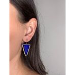 Kadir Jewellery 22 Ayar Altın Kaplama Vintage Küpe -El Işçiliği ve Hipoalerjenik Küpe - Çok Renkli