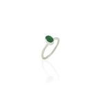 Kadir Jewellery 925 Ayar Gümüş Kaplama Zirkon Taşlı Kadın Minimal Yüzük