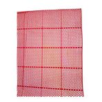 Kadir Tarım PVC KARE PASPAS 120 X 100 CM KIRMIZI BANYO KAYMAZ YER ZEMİN MATI