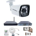 Kadraj 1 Kameralı Güvenlik Seti - 5mp Sony Seculens, 1080P Full Hd Ahd, 6 Atom Led, Gece Görüşlü, 5mp Dvr + Wifi Adaptörü, V1 - Beyaz