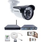 Kadraj 1 Kameralı Güvenlik Seti - 5mp Sony Seculens, 1080P Full Hd Ahd, 6 Atom Led, Gece Görüşlü, IP66, 5mp Dvr + Wifi Adaptörü, V1 - Beyaz