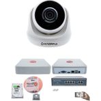 Kadraj 1 Kameralı Ip Dome Güvenlik Kamerası Seti | 4mp Ultra Hd, 30M Gece Görüş, Ses Alma, Uzaktan Izleme