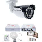 Kadraj 1 Kameralı Set - 5mp Sony Seculensli 1080P Ahd, 8 Warm Led, Colorvu Gece Renkli Görüş, Full Hd