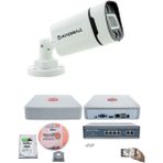 Kadraj 1'li Güvenlik Ip Kamera Seti - 4mp Dış Mekan Kamera H42, 3.6mm Lens, H.265, Poe, Warm Ir Gece Görüşü, 9 Kanal Nvr, 4 Port Poe Switch, 320GB Hdd,