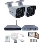 Kadraj 2 Kameralı Güvenlik Seti - 5mp Sony Seculens, 1080P Full Hd Ahd, 8 Ultra Warm Led, Gece Görüşlü, 5mp Dvr + Wifi Adaptörü, V1