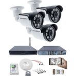 Kadraj 3 Kameralı Güvenlik Seti - 5mp Sony Seculens, 1080P Ahd, 8 Warm Led, Gece Renkli Görüş, Full Hd, 5mp Dvr + Wifi Adaptörü, V1 - Beyaz