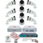 Kadraj Ip Güvenlik Kamera Seti - 4 iç Mekan Ip Kamera, 6 Dış Mekan Ip Kamera, 2tb H.d.d, 16 kanal Nvr, Gece Görüş, Uzaktan Izleme, Hareket Tabiki, Insan Tes - Beyaz