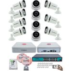 Kadraj Ip Güvenlik Kamera Seti - 4 iç Mekan Ip Kamera, 7 Dış Mekan Ip Kamera, 2tb H.d.d, 16 kanal Nvr, Gece Görüş, Uzaktan Izleme, Hareket Tabiki, Insan Tes - Beyaz
