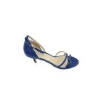 Kadsu Design KADIN HAKİKİ DERİ İNCE TOPUKLU SANDALET TAVİRA Lacivert 38