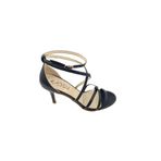 Kadsu Design KADIN TOPUKLU HAKİKİ DERİ ABİYE SANDALET AURUM Siyah 37