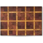 Kaf Ahşap Kesme Tahtası Sapelli (End-Grain) Large - 34 x 46 cm