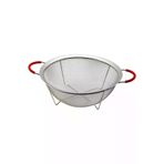 KaF KeF SHoPP HTC125047Gok222986 Vlk 28Cm Tel Sepet Metal Süzgeç Silikon Kilifli Kulp Metal Çerçeve - Ayak (5047) Vlk