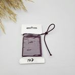 Kaf Kumaş 3 mm Yuvarlak Yumuşak Lastik Ip 5 mt | Bel Paça Don Lastiği | Aksesuar Lastiği - Bordo