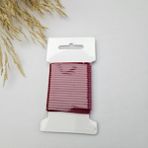 Kaf Kumaş 3 mm Yuvarlak Yumuşak Lastik Ip 5 mt | Bel Paça Don Lastiği | Aksesuar Lastiği - Koyu Kırmızı