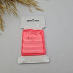 Kaf Kumaş 3 mm Yuvarlak Yumuşak Lastik Ip 5 mt | Bel Paça Don Lastiği | Aksesuar Lastiği - Neon Pembe