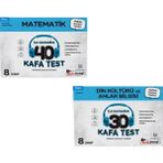 Kafa Dengi Yayınları 2024 8.Sınıf Matematik İlk Kaynağın 40 Kafa Test - Din Kültürü ve Ahlak Bilgisi İlk Kaynağın 30 Kafa Test