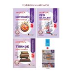 Kafa Dengi Yayınları 5. Sınıf Optimax Matematik Fen Bilimleri Ve Türkçe 3'Lü Set Soru Bankası+Deneme+Kafa Defteri