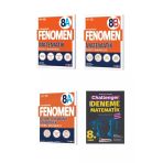 Kafa Dengi Yayınları 8.Sınıf Fenomen A Geometri Tabanlı Matematik + A Matematik +B Matematik + Challenger Matematik Denem
