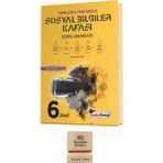 Kafa Dengi Yayınları Kafadengi 6. Sınıf Sosyal Bilgiler Soru Bankası ve Telefon Standı