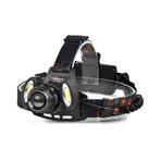 Kafa Lambası 6000 Lümen Şarjlı 3 Başlıklı Cree T6 Led Kafa Feneri Zoom Sellektör Ht-630