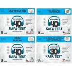Kafadengi 2025 8. Sınıf Lgs Matematik + Türkçe +Fen + İnkılap Kafa Test Seti 4 Kitap