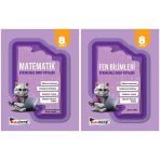 Kafadengi 2025 8. Sınıf Matematik + Fen Bilimleri Etkinlikli Ders Föyleri Seti 2 Kitap