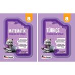 Kafadengi 2025 8. Sınıf Matematik + Türkçe Etkinlikli Ders Föyleri Seti 2 Kitap