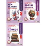 Kafadengi 2026 5. Sınıf Türkçe + Fen + Sosyal Optimax Soru Bankası Setiseti 3 Kitap