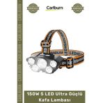 #Kafalambası Şarjlı Kamp Avcılık Dağcılık Outdoor Yüksek Lümen 150W 5 Led Ultra Güçlü Kafa Lambası