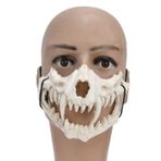 Kafatası Maskesi Lateks Ayarlanabilir Korkunç Cosplay Maskesi Cadılar Bayramı Maskesi Korku Maskesi Gerçekçi Tasarımla Parti Festivali Tiyatrosu Için