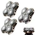 Kafatası Tıraş Makinesi Carver Pro 4 Kafa Yedek Bıçak - Erkekler/Kadınlar İçin Kel Kafa Tıraş Makinesi İçin Premium Hipoalerjenik Elektrikli Tıraş Bıçağı, Elektrikli Tıraş Makinesi Bıçağı (3 Adet)