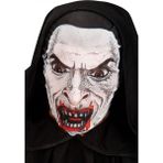 Kafaya Tam Geçmeli Bez Vampir Maskesi - Streç Korku Maskesi - 3D Baskılı Maske Model 2 - Lisinya - 001-Renkli
