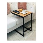 Kafe ss Sweet Smile Yan Sehpa C Sehpa Tekli Zigon Koltuk Yanı Servis Sehpası Laptop Sehpa Atlantik Çam