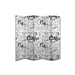 Kafe Temalı Özel Tasarım Paravan Room Divider PRV1213, 180 x 180