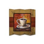 Kafe Temalı Özel Tasarım Paravan Room Divider PRV1261, 180 x 180