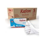 Kafem Beyaz Lateks Eldiven Pudralı (S) 100 Lü X 20 Paket (Koli)
